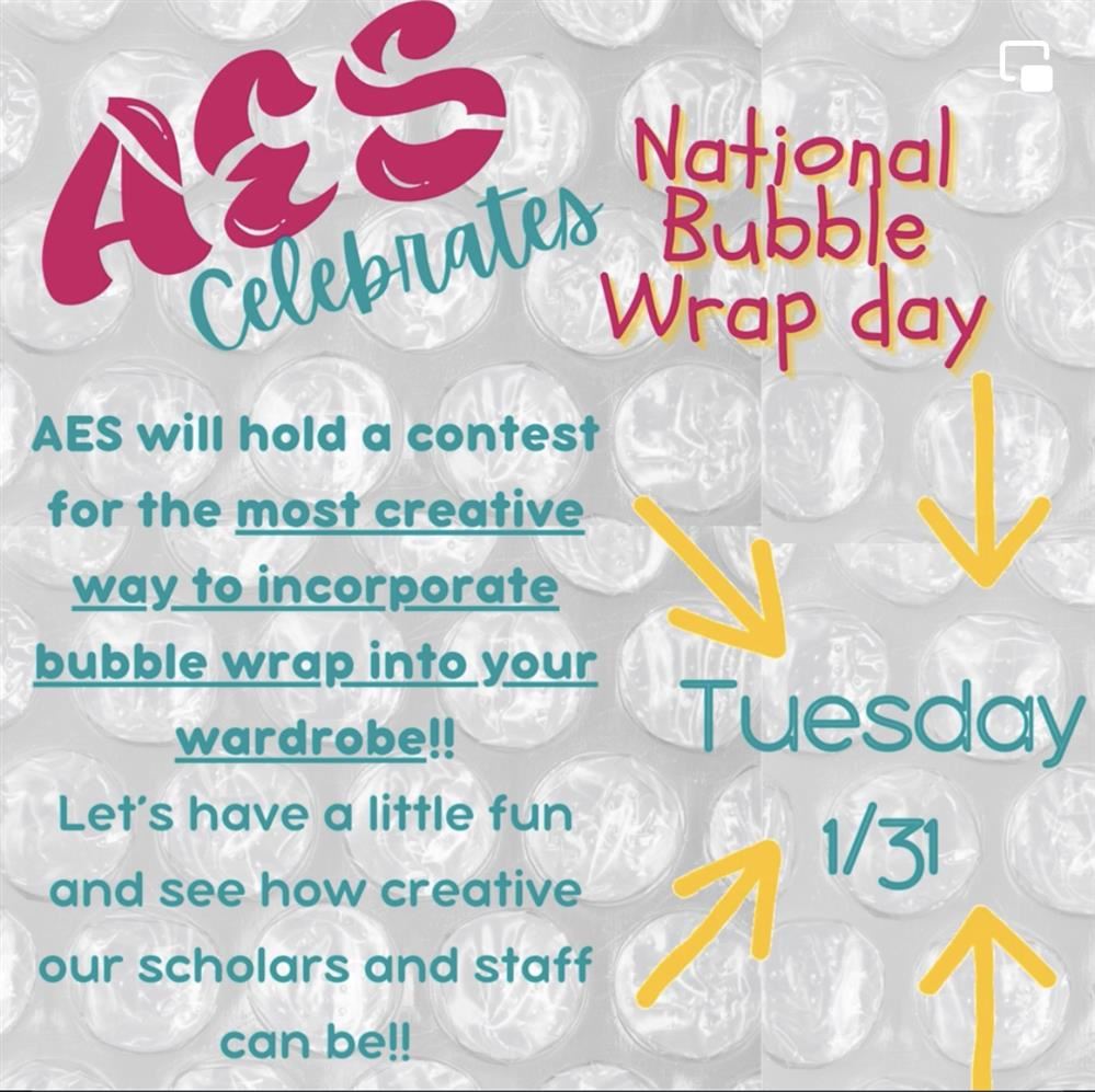  National Bubble Wrap Day Tuesday, Jan. 31st. How will you celebrate it?