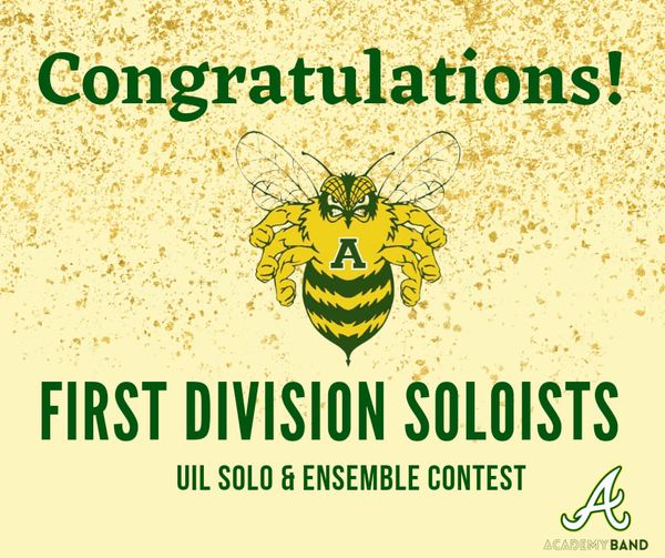  Academy Band UIL Solo and Ensemble